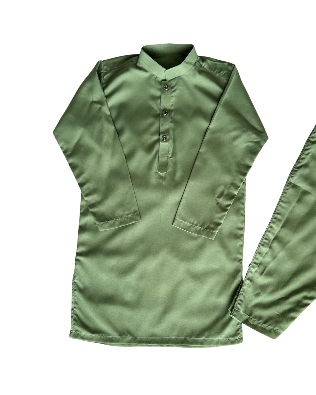 Pistachio Cream Boys Shalwar Set