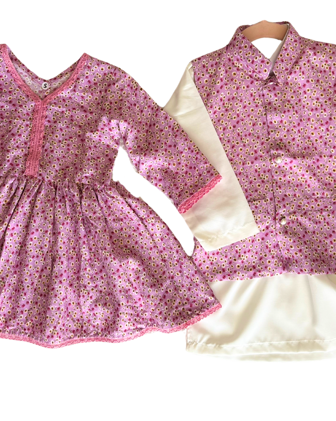 Lavender Bloom Gharara Girls (2-Piece) Co-ord set