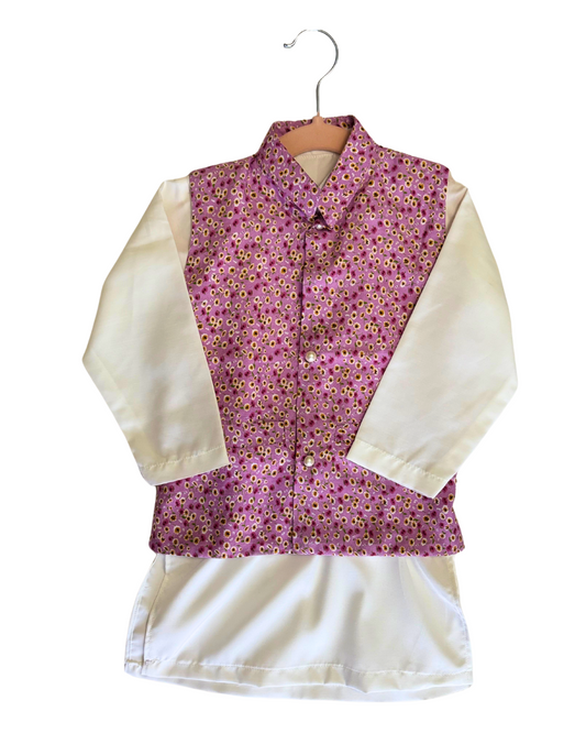 Lavender Bloom Boys (3-piece) Koti Set