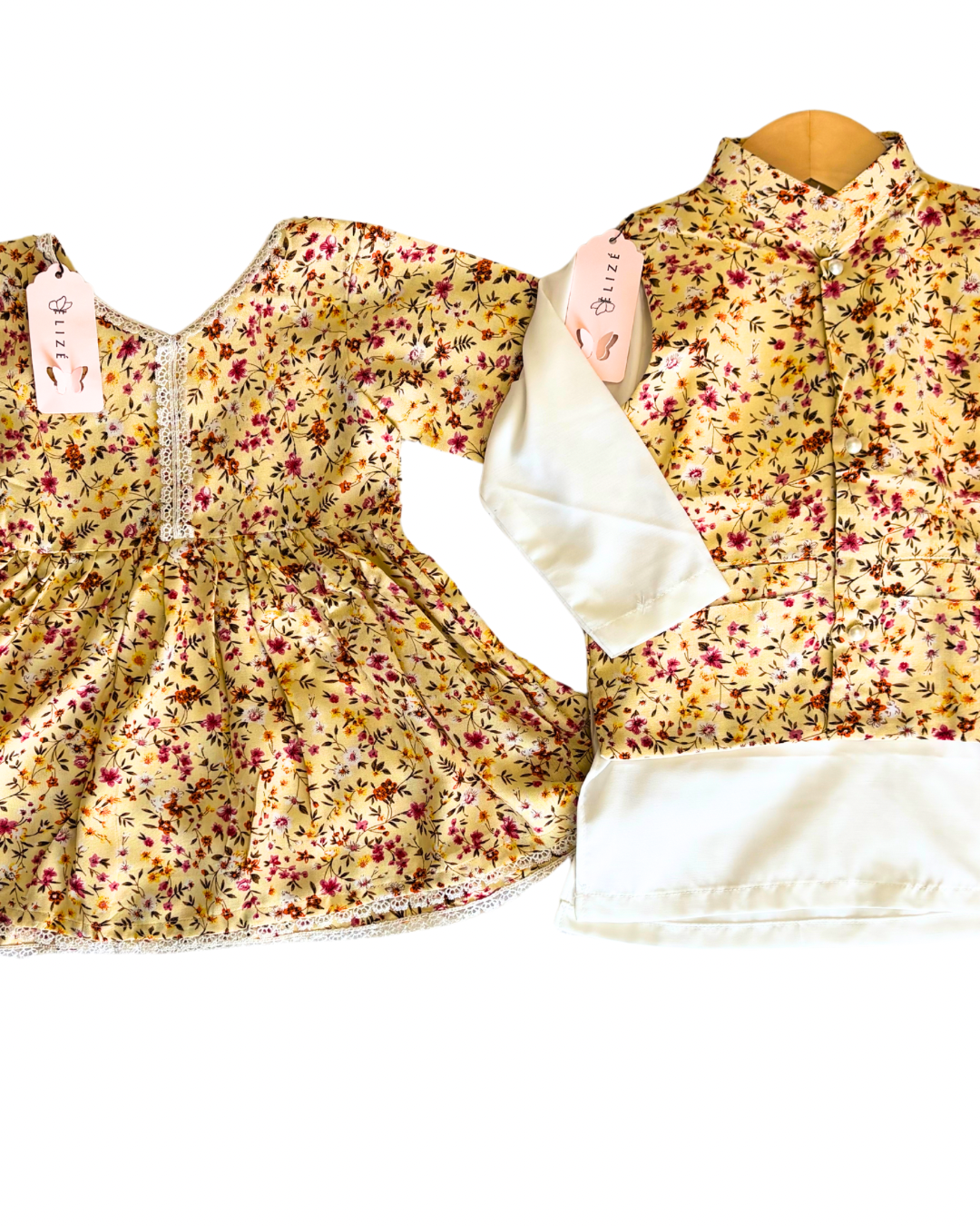 Sunset Peony Gharara Girls (2-Piece) Co-ord Set