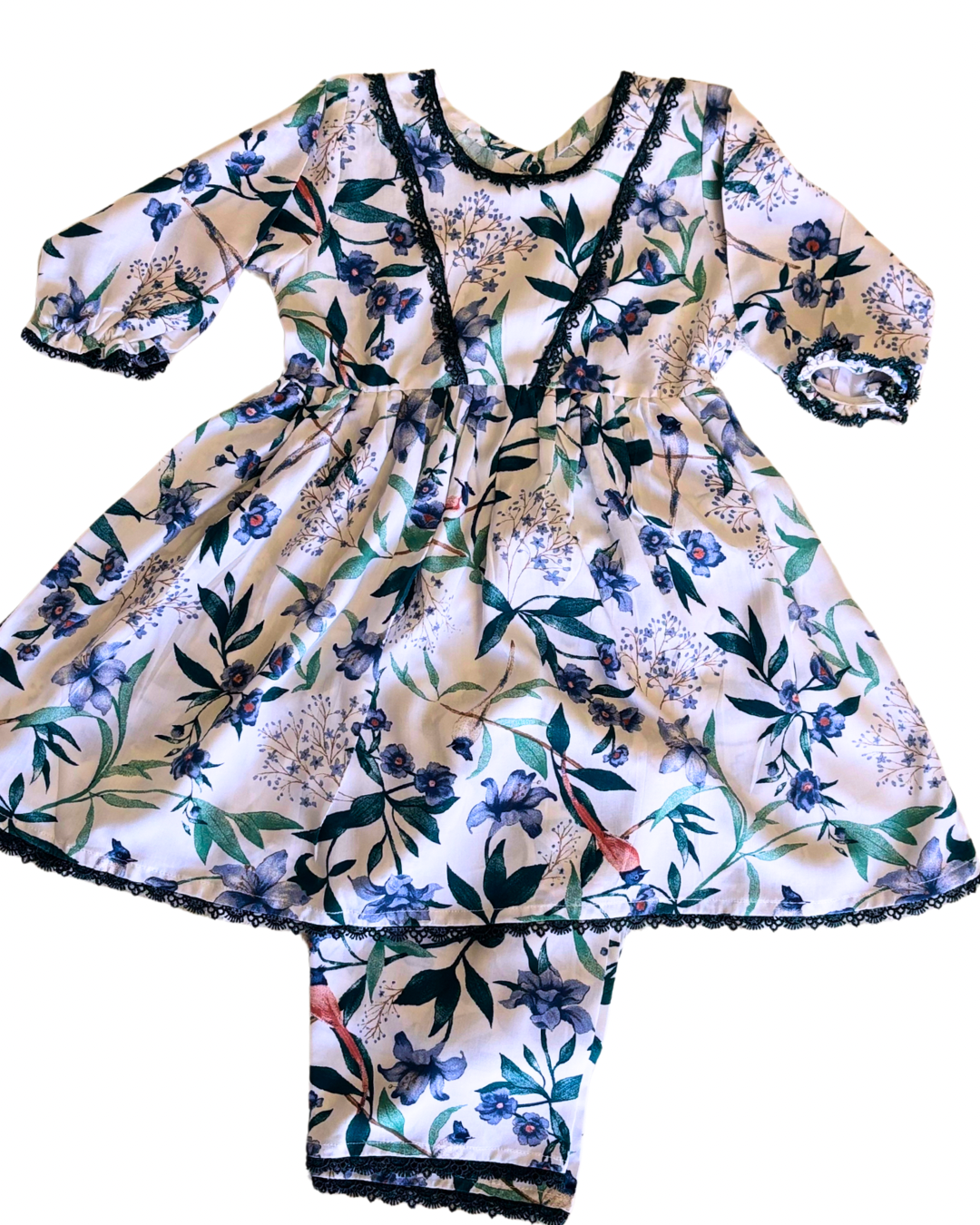 Azure Breeze Girls (2-Piece) Co-ord Set