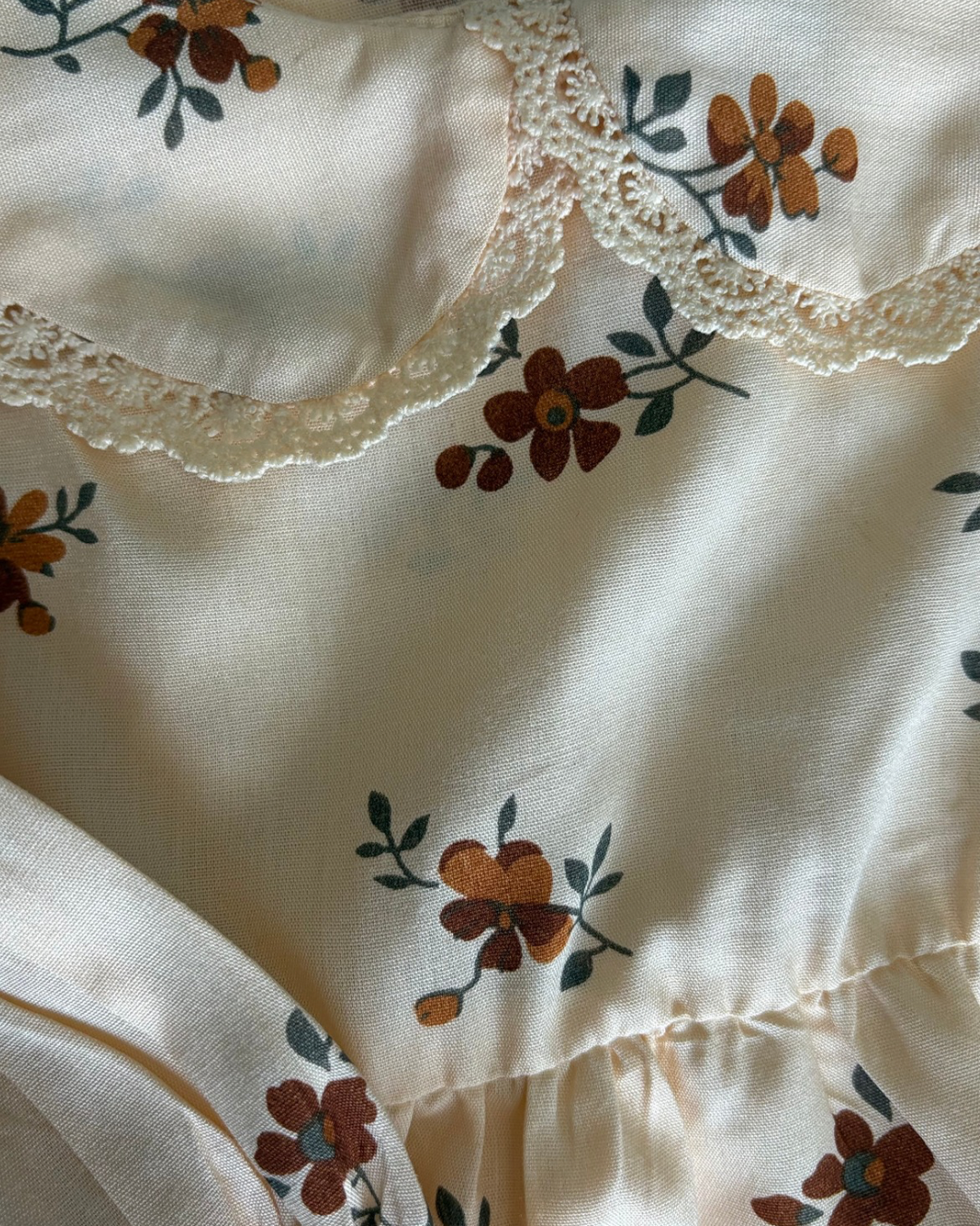 Vintage Cream Girls (2-Piece) Co-ord Set